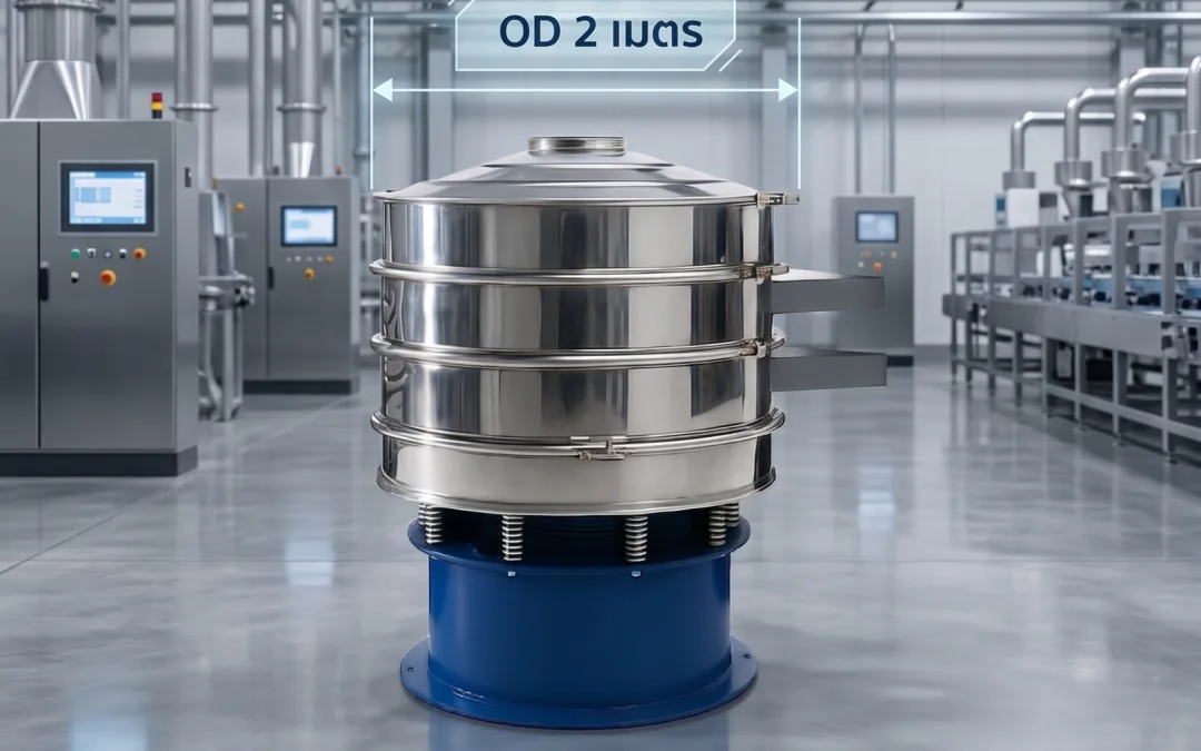 เจาะลึกเครื่องร่อนผง รุ่น OD 1500 – 2000 mm. ยักษ์ใหญ่สาย Heavy Duty สำหรับอุตสาหกรรมหนัก ร่อนไว ไม่กลัวคอขวด