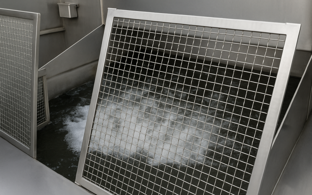 ตะแกรงไวร์เมชสแตนเลสในระบบบำบัดน้ำเสีย