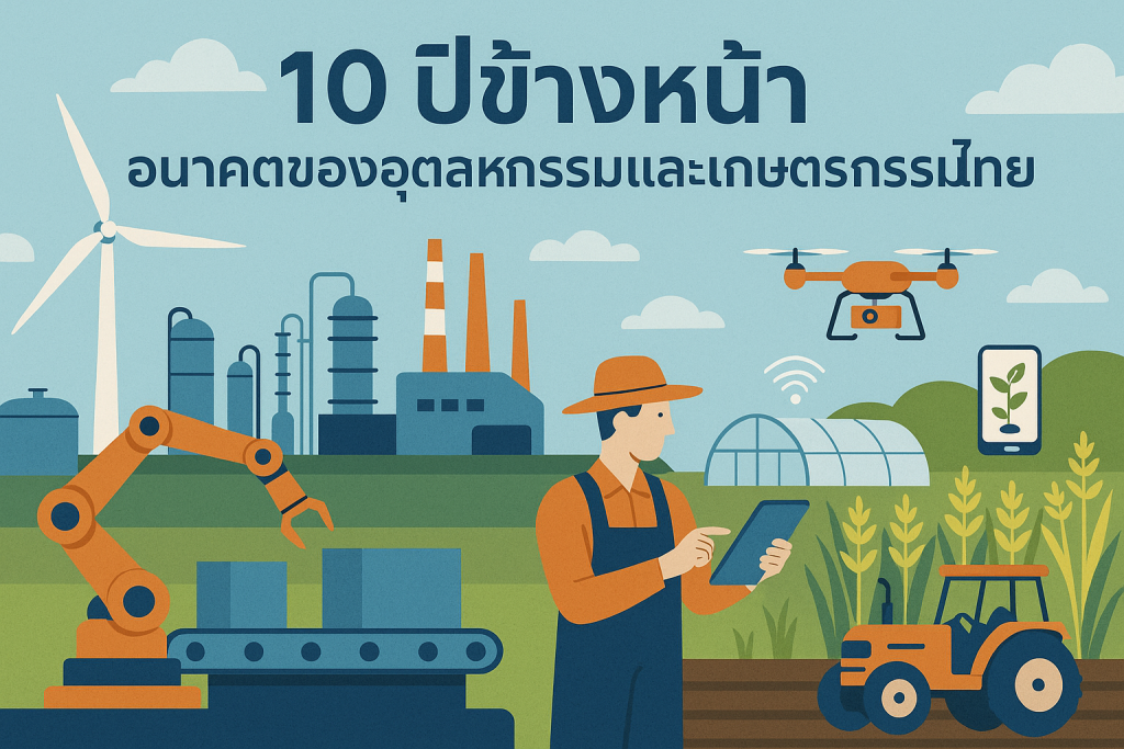 10 ปีข้างหน้า: อนาคตของอุตสาหกรรมและเกษตรกรรมไทย