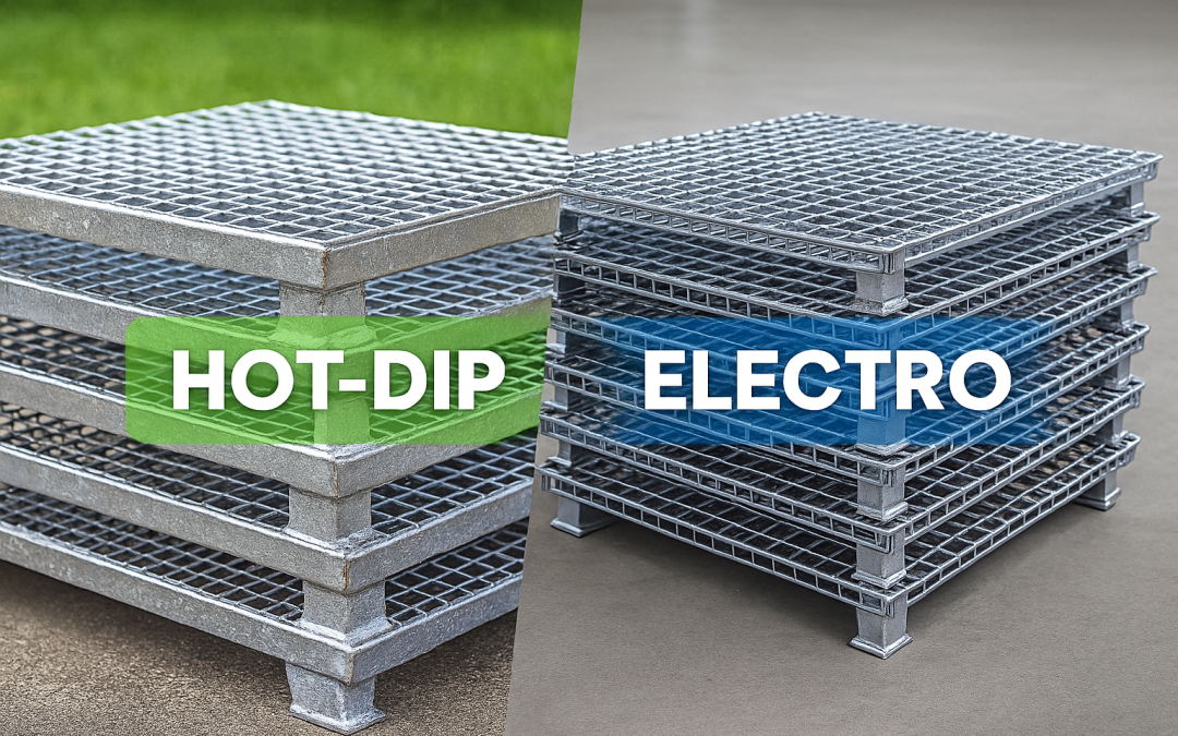 Hot-Dip vs Electro Galvanized: เลือกการชุบแบบไหนให้เหมาะกับ Pallet ของคุณ