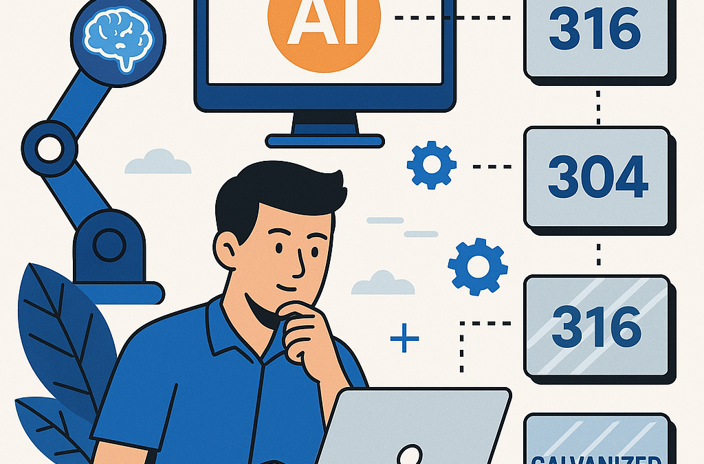 AI Material Selection : AI ช่วยคัดเลือกเกรดโลหะที่เหมาะสมกับงาน
