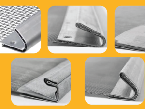 ตะแกรงคัดขนาด แบบพับขอบ